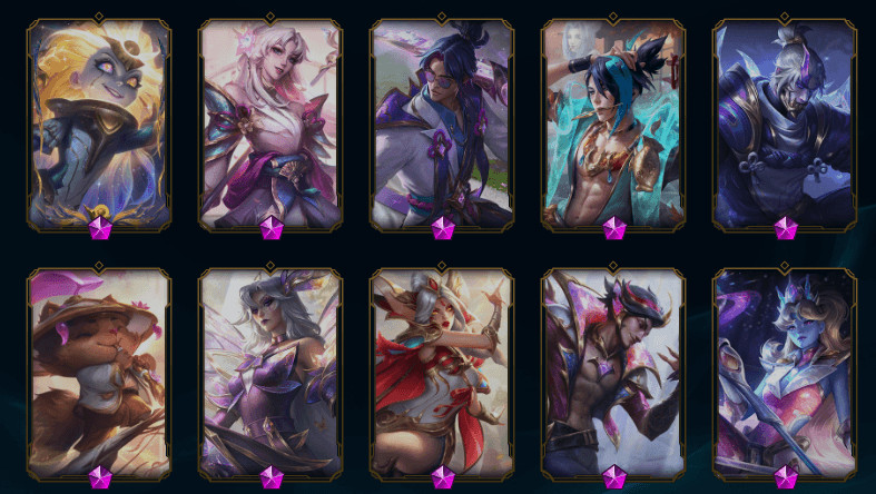 롤아이디 스킨 1830 올스킨 이미지