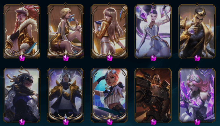 롤아이디 스킨 1830 올스킨 이미지