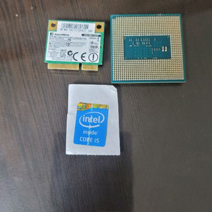 노트북 cpu i5 4200u 와 무선랜카드 이미지