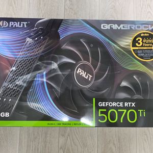 Palit RTX 5070Ti GAMEROCK 이미지