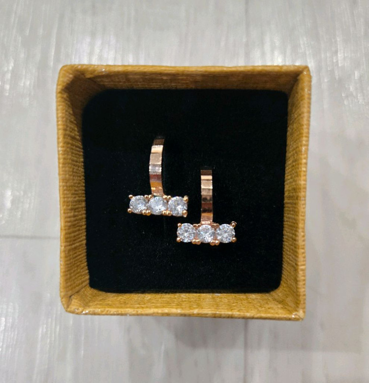 14k 핑크골드 귀걸이 2.4g 무료배송 이미지
