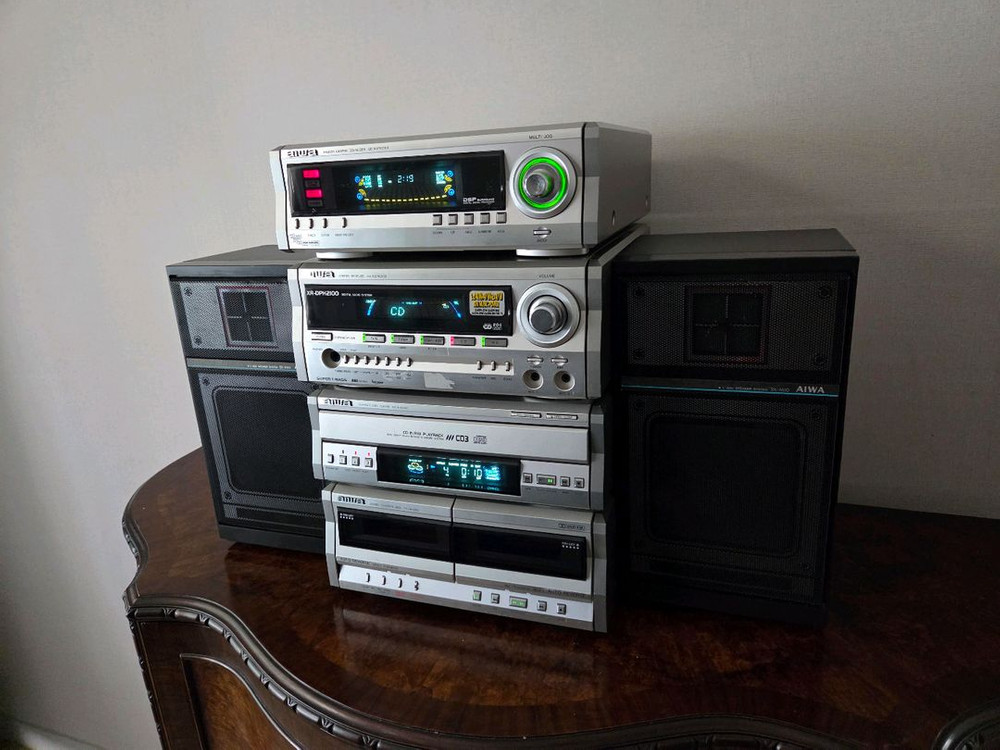 AIWA 아이와 빈티지 오디오 시스템 이미지