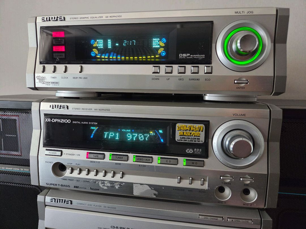 AIWA 아이와 빈티지 오디오 시스템 이미지