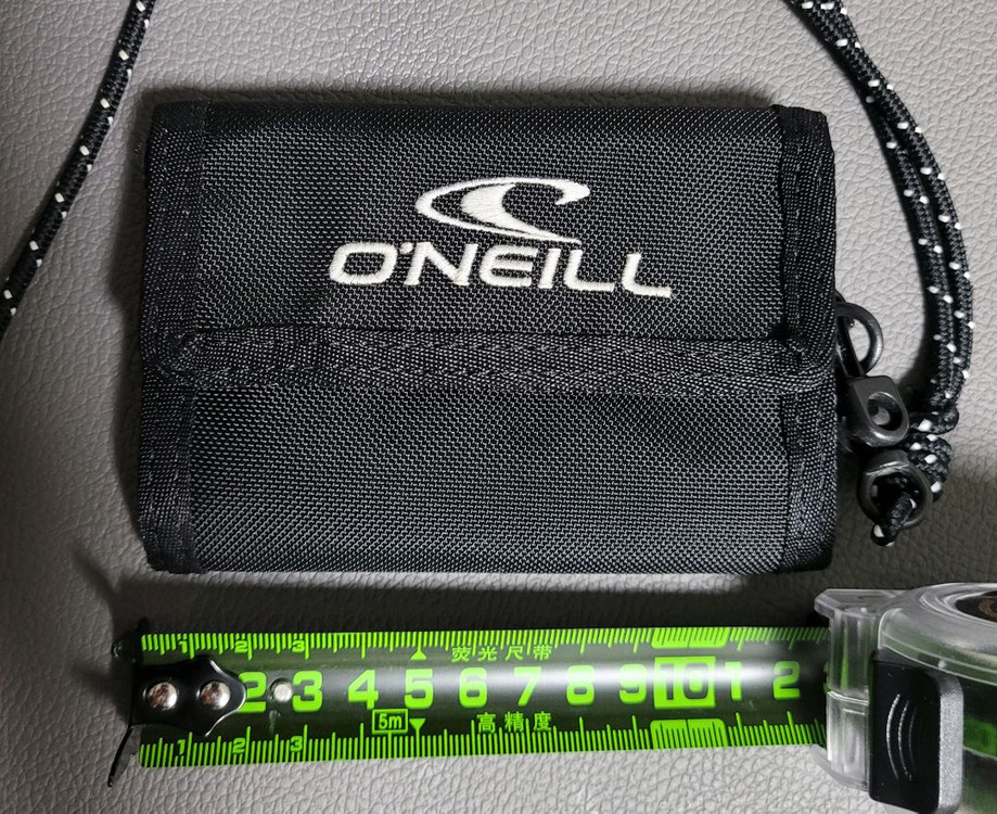 오닐(ONeill) 목걸이 카드 코인 지갑 블랙 이미지