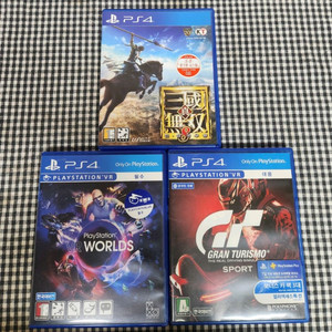 PS4 게임 CD 3종 이미지