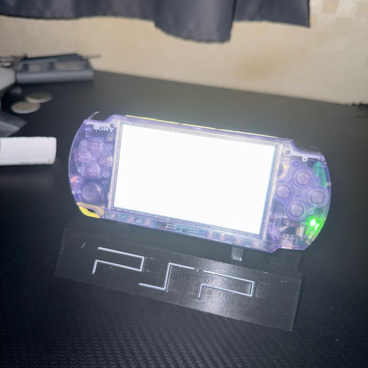 PSP3000 C타입 클리어 퍼플 Ultimate Mod 이미지