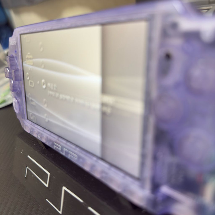 PSP3000 C타입 클리어 퍼플 Ultimate Mod 이미지