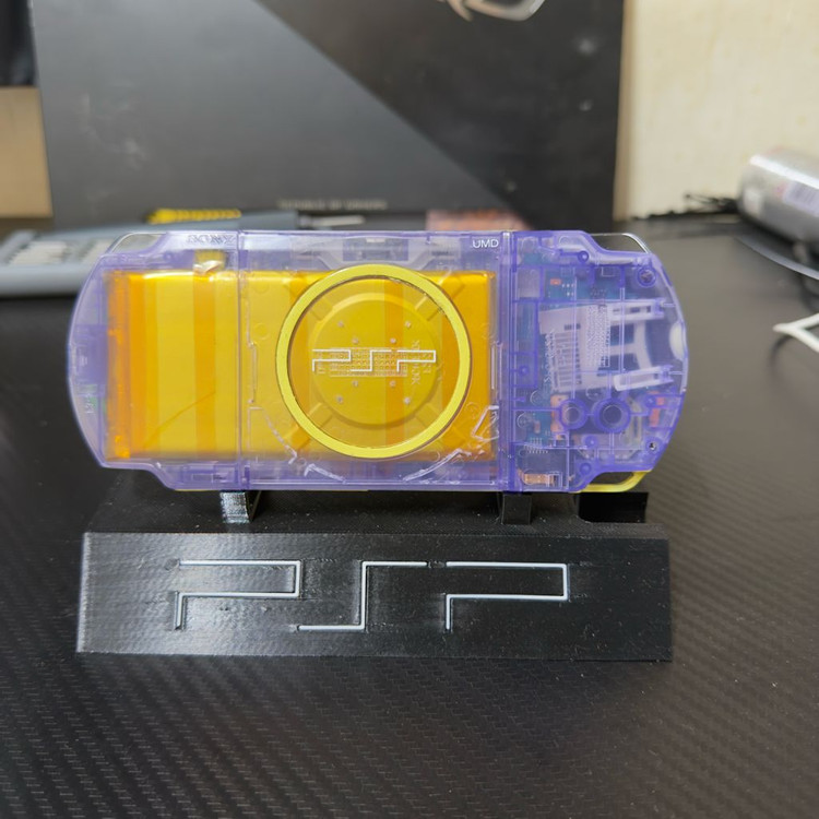 PSP3000 C타입 클리어 퍼플 Ultimate Mod 이미지