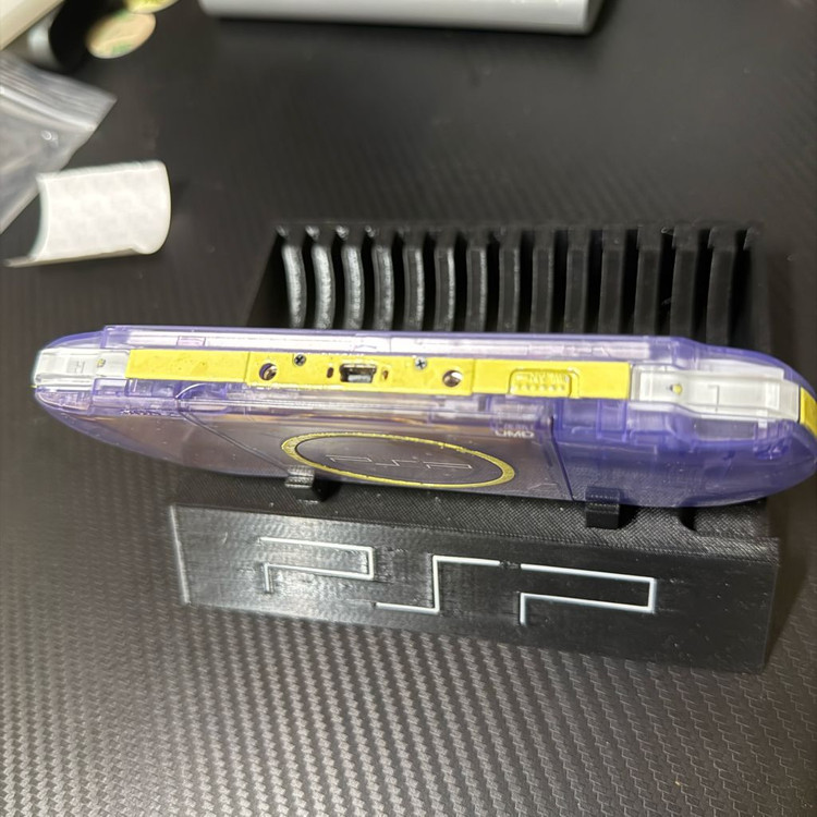 PSP3000 C타입 클리어 퍼플 Ultimate Mod 이미지