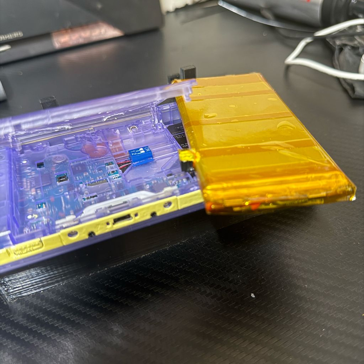 PSP3000 C타입 클리어 퍼플 Ultimate Mod 이미지