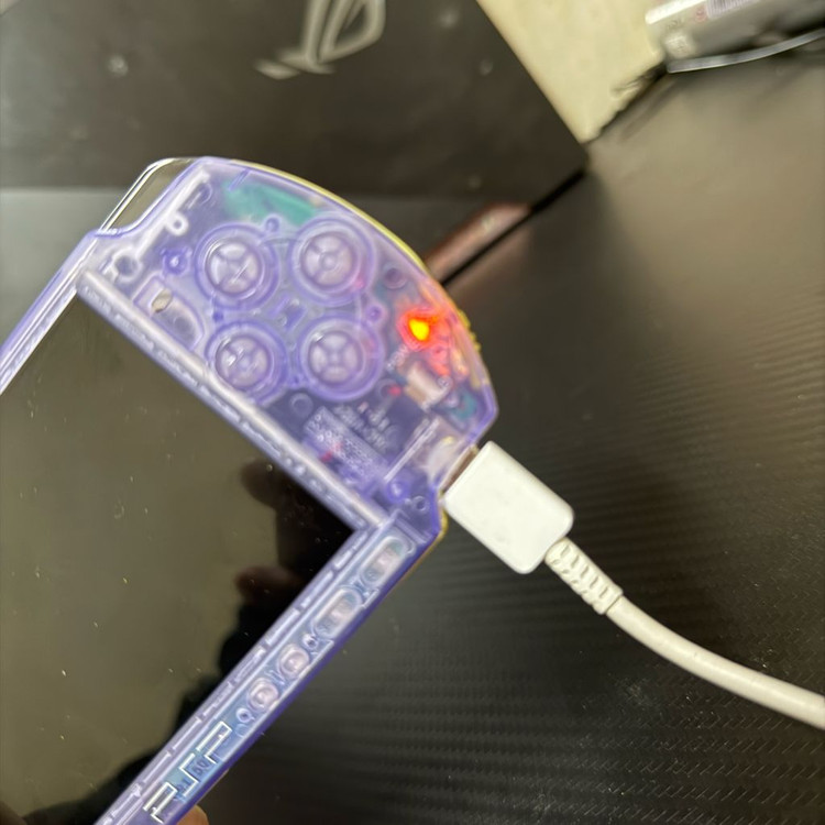 PSP3000 C타입 클리어 퍼플 Ultimate Mod 이미지