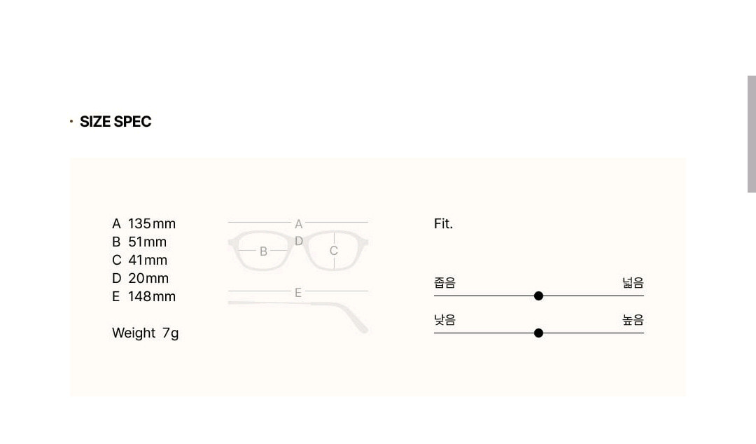 카린 안경테 리카R C6 로즈골드 이미지