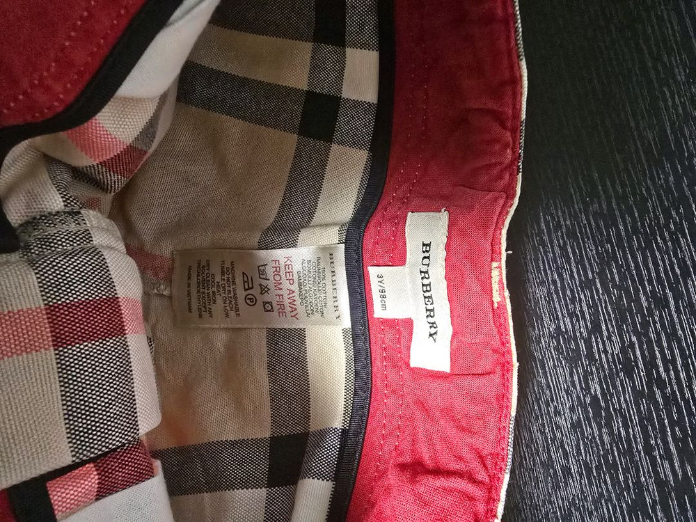 버버리 바지 3y~6y 이미지