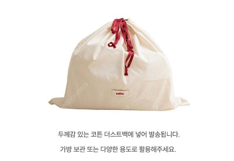 SSFW New Maron Bag - 크림 에썹 강아지이동가방 이미지