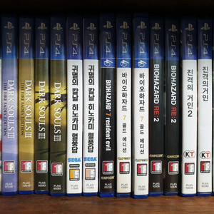 ps4 게임 고스트오브쓰시마 다크소울3 귀멸의칼날 바이오하자드7 바하7 바하re2 진격의거인2 1 메기솔 이미지