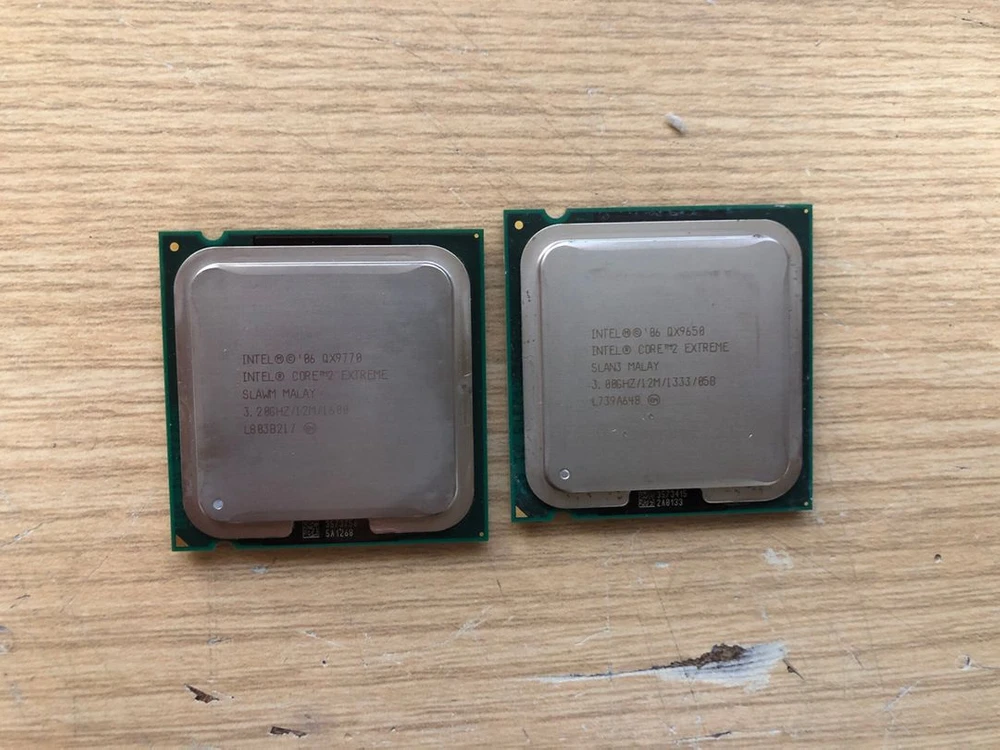 코어 2 익스트림 QX9770 + QX9650 CPU 단품 세트(내용 필독) - 안심되는 중고거래