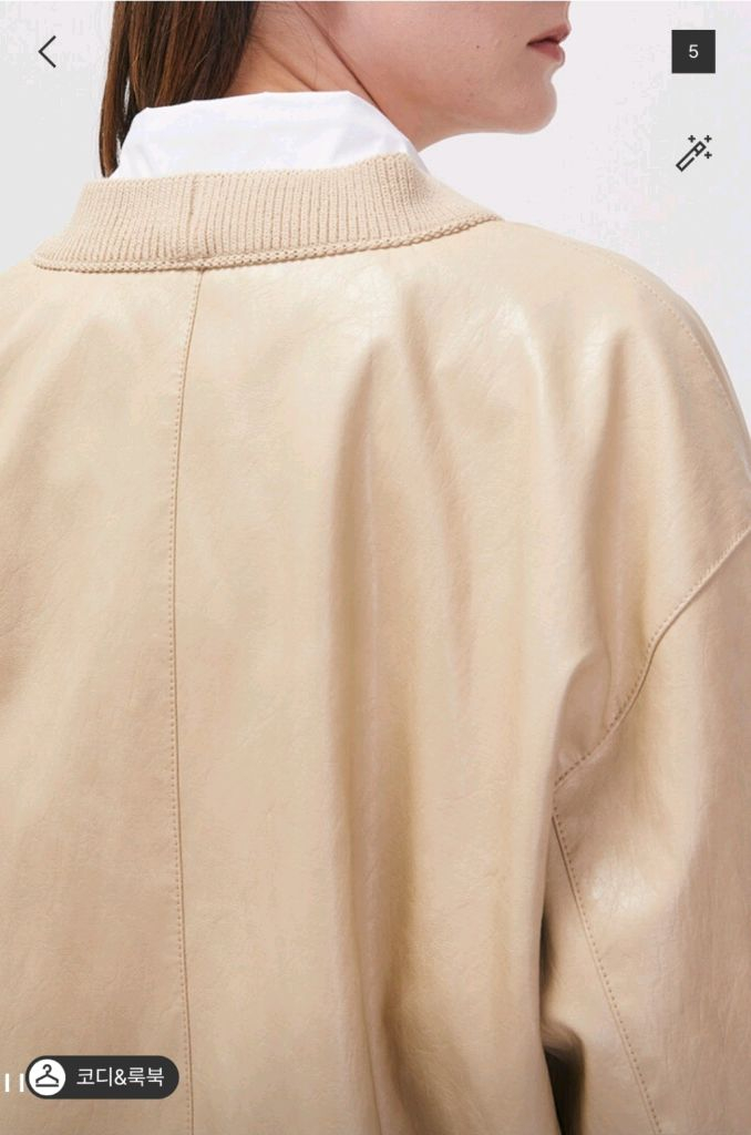 (한섬) SYSTEM 시스템 페이크레더 자켓 66 이미지