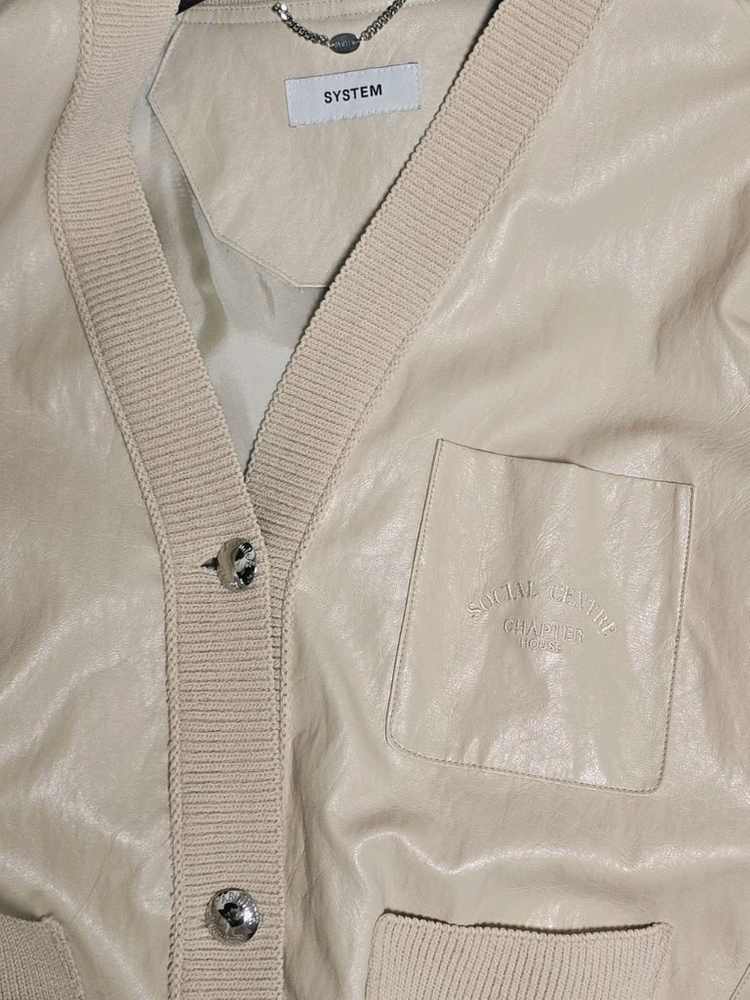 (한섬) SYSTEM 시스템 페이크레더 자켓 66 이미지