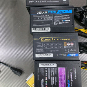 마이크로닉스 파워 4개 일괄 600w, 700w 테스트완료 이미지