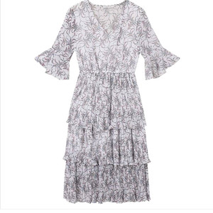 (개별55) 플리츠 롱원피스-브랜드제품 이미지