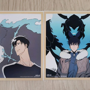 나혼자만레벨업 특전 색지 2종 이미지