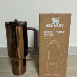 스탠리 퀜처 플립 스트로 텀블러 1.18L 로즈골드 이미지