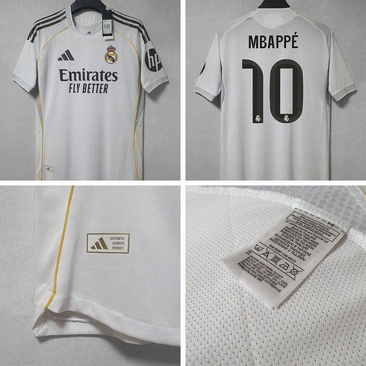 (국내배송) 25-26 레알마드리드 홈 유니폼 져지 판매 (음바페 벨링엄 모드리치 발베르데 비니시우스 아놀드 등) 이미지