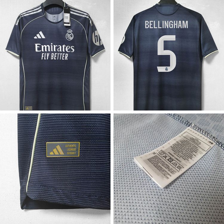 (국내배송) 25-26 레알마드리드 어웨이 유니폼 져지 판매 (음바페 벨링엄 모드리치 발베르데 비니시우스 귈러 등) 이미지