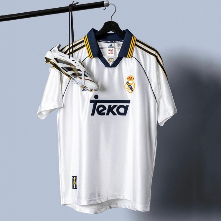 (국내배송) 99-00 레알마드리드 홈 리메이크 유니폼 져지 판매 (라울 카를로스 구티 등) 이미지
