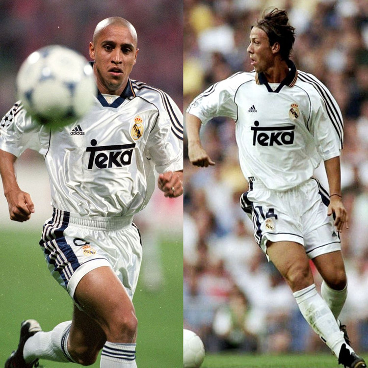 (국내배송) 99-00 레알마드리드 홈 리메이크 유니폼 져지 판매 (라울 카를로스 구티 등) 이미지