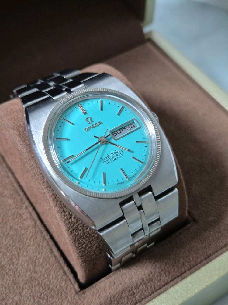 오메가 컨스틸레이션 남성 자동메탈 시계/SWISS 이미지