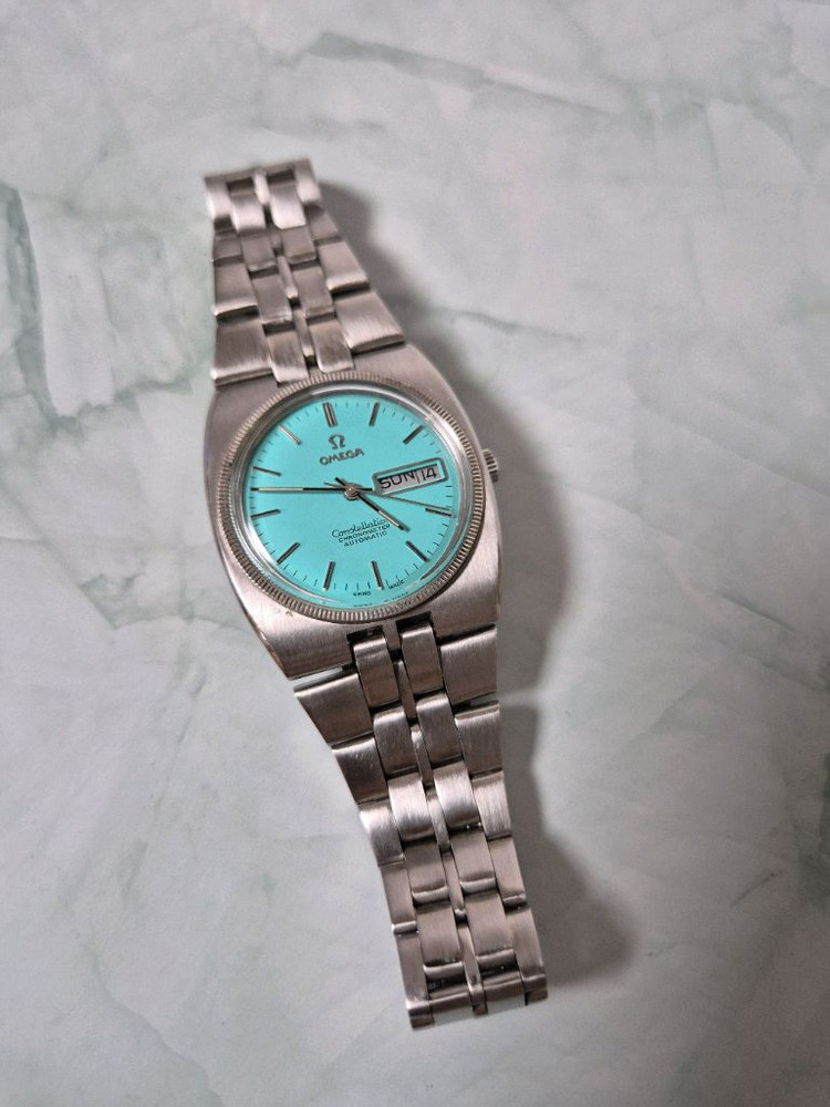 오메가 컨스틸레이션 남성 자동메탈 시계/SWISS 이미지