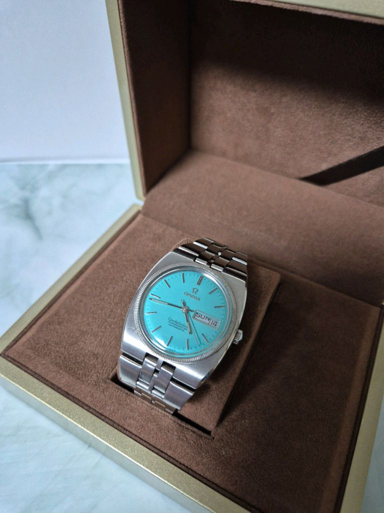 오메가 컨스틸레이션 남성 자동메탈 시계/SWISS 이미지