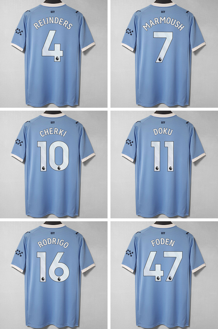 (국내배송) 25-26 맨체스터 시티 홈 유니폼 져지 판매 (홀란드 필포든 도쿠 셰르키 로드리 라인더르스 마르무시) 이미지