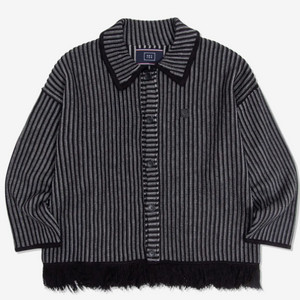 남녀공용 스트라이프 니트가디건 s 이미지