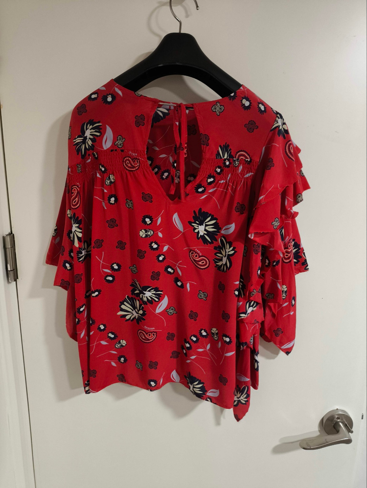 S 쟈딕앤볼테르 실크 블라우스 이미지