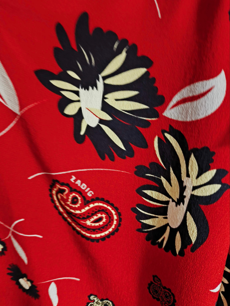 S 쟈딕앤볼테르 실크 블라우스 이미지