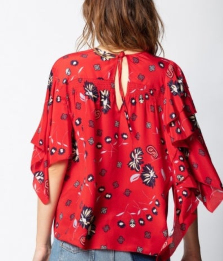 S 쟈딕앤볼테르 실크 블라우스 이미지