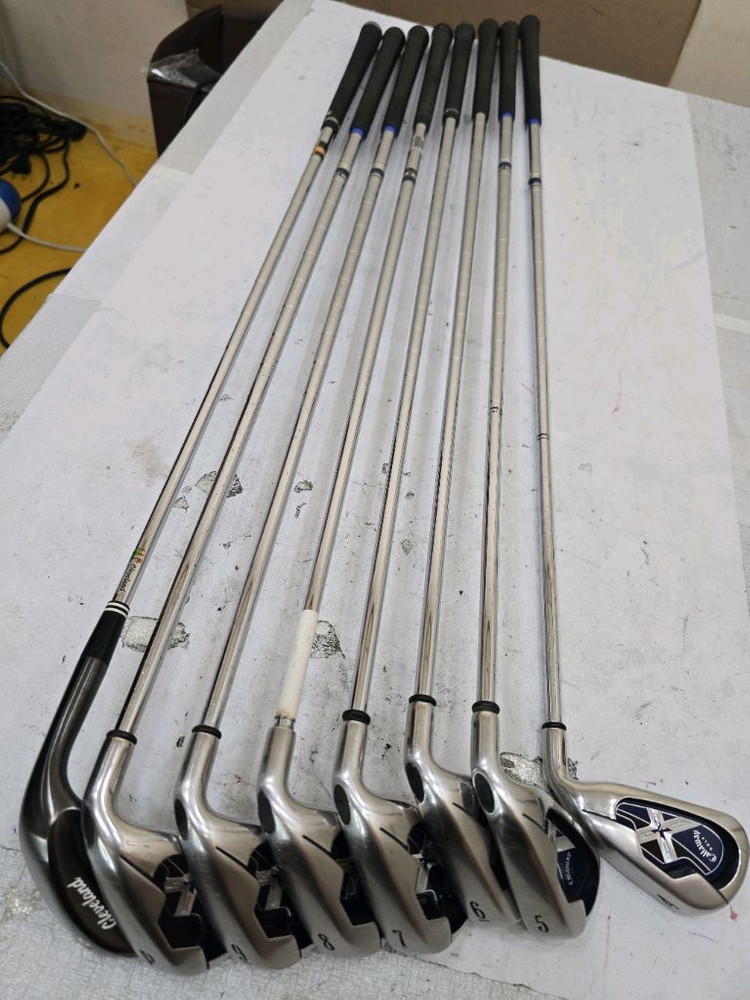 36만 캘러웨이 스틸 아이언 드라이버 등 남성용 중고골프채 풀세트 이미지