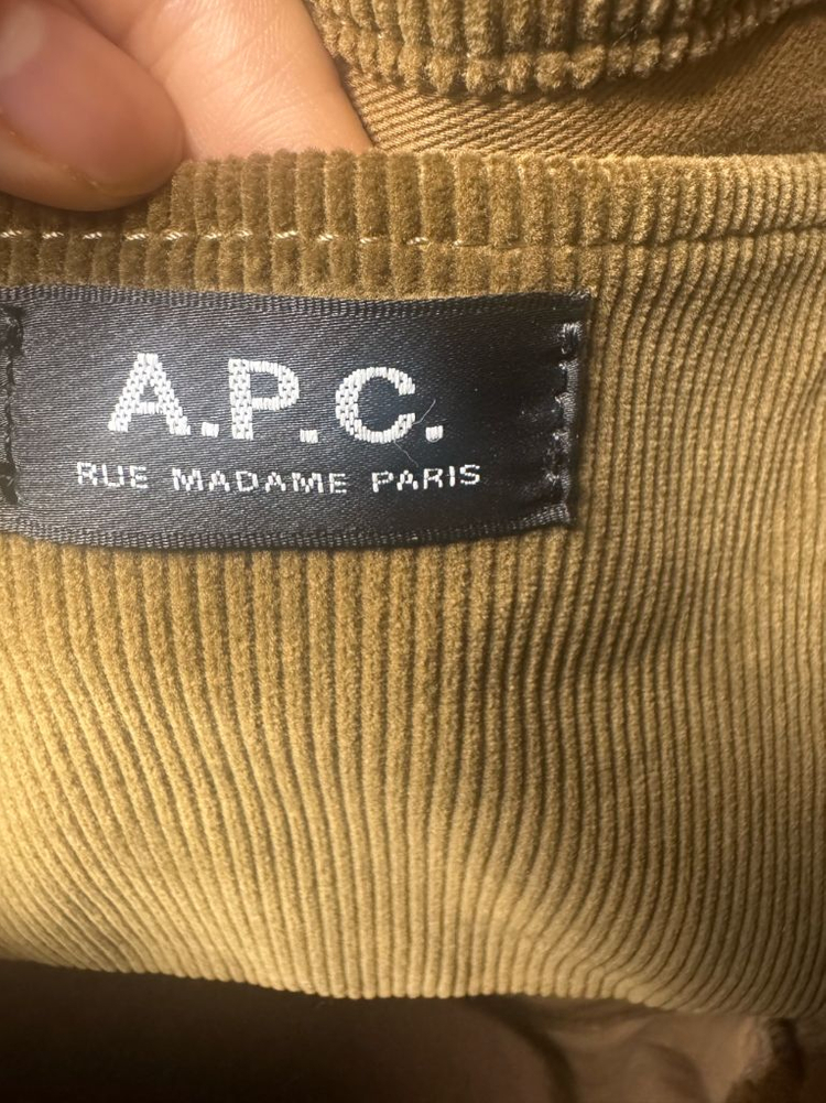 아페쎄 A.P.C 에코백 코듀로이 브라운 이미지