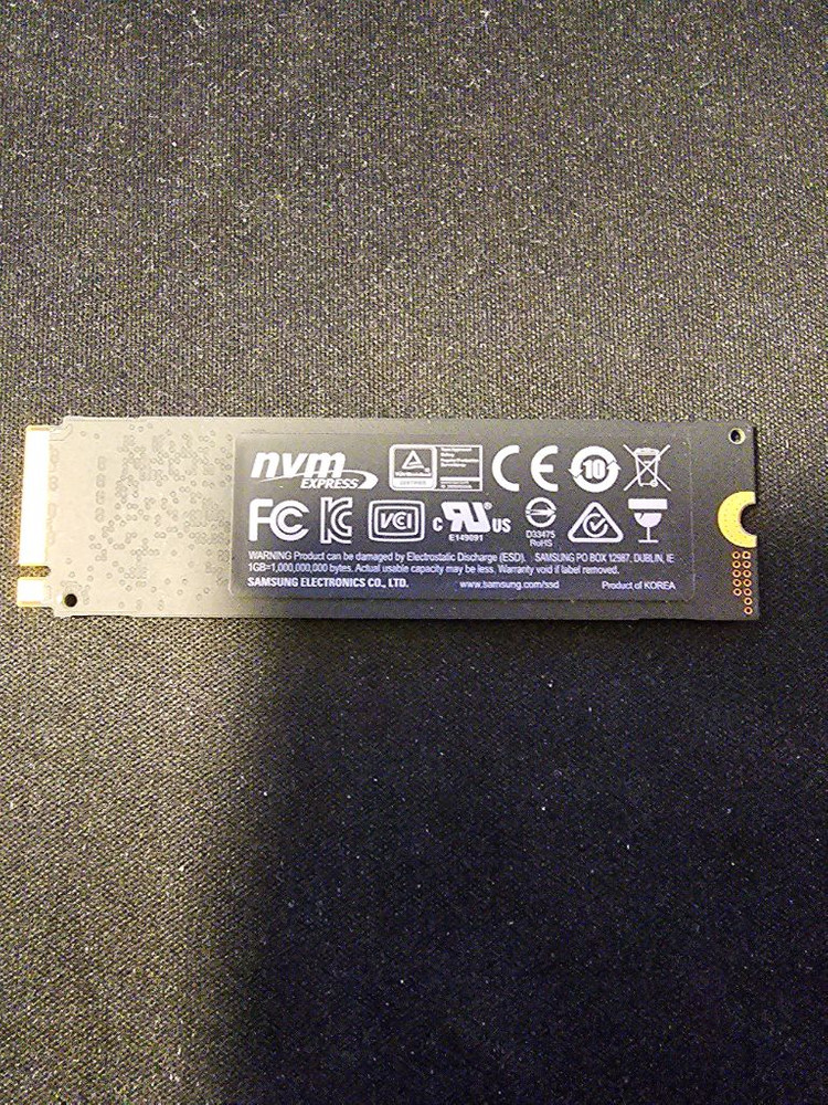 삼성 970 EVO NVMe M.2 500GB SSD 이미지
