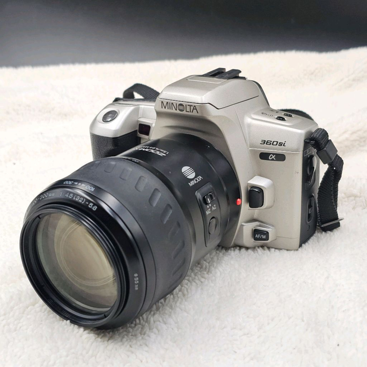 미놀타 360si 100-300mm 망원 줌렌즈 필름카메라 필카 입문용 이미지