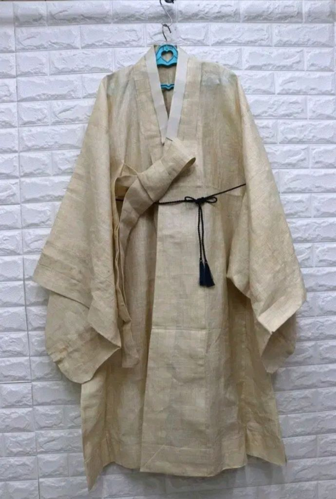 남성 삼베한복 도포 두루마기 천연삼베100프로 제사장 옛날한복 남100 L 삼베도포 이미지