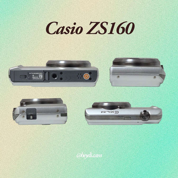 (입문용 1등) 카시오 EX-ZS160 실버(Casio EX-ZS160) 이미지