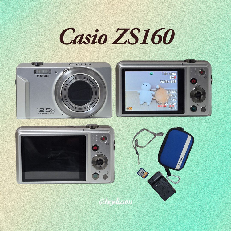 (입문용 1등) 카시오 EX-ZS160 실버(Casio EX-ZS160) 이미지