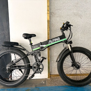 접이식 전기 자전거 26인치x4.0타이어 상태최상급 이미지