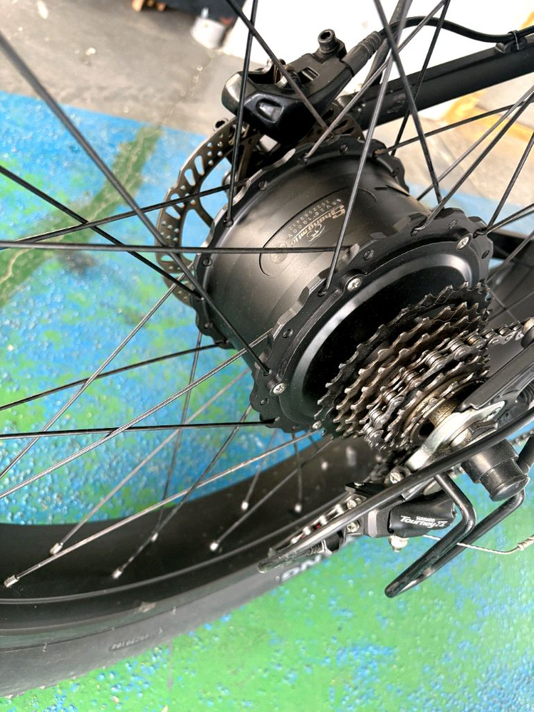 접이식 전기 자전거 26인치x4.0타이어 상태최상급 이미지