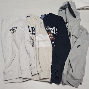 브랜드 맨투맨 짚업 140 5종 일괄(디스커버리 예일 컬럼비아) 이미지