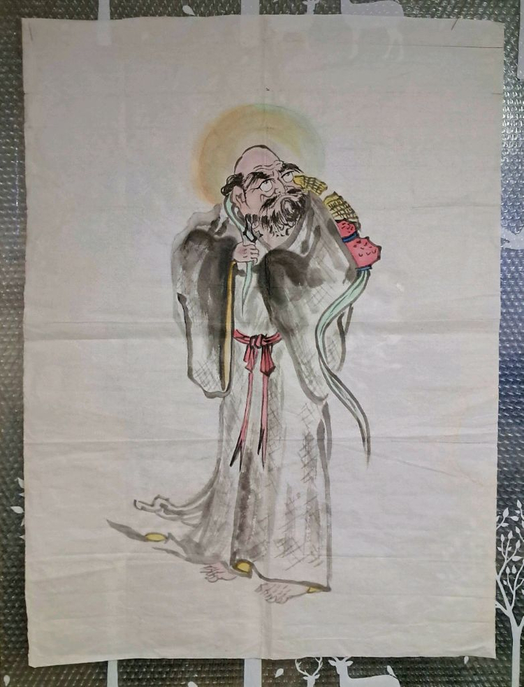 동양화 달마도 이미지