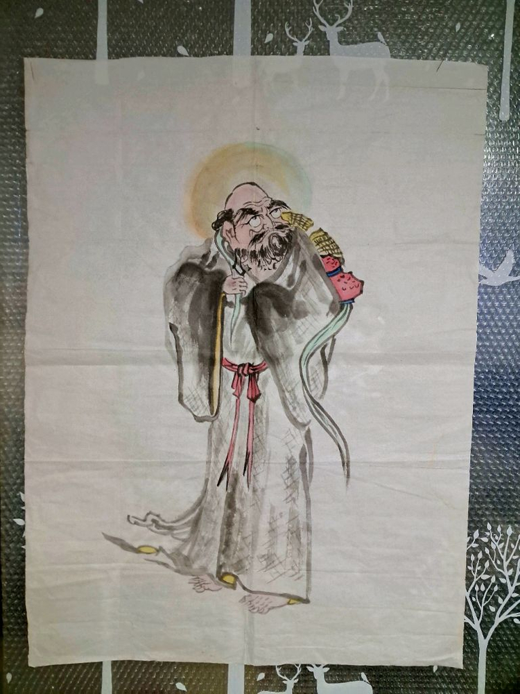 동양화 달마도 이미지